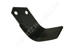 Talajmaró kés 175x70x7 mm H=109 mm d=14,5 mm jobb Muratori