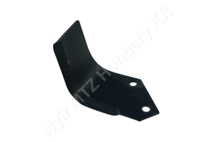 Talajmaró kés 205x80x6 mm H=130 mm d=11,5 mm bal Howard