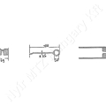 Rendfelszedő fog 188x69 mm d=28 mm s=5,6 mm Claas_142557