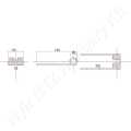 Rendfelszedő fog 195x76 mm d=29 mm s=5 mm Mengele_142582 Rendfelszedő fog 195x76 mm d=29 mm s=5 mm Mengele_142582