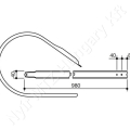 Lehúzólemez 980x40 mm Pöttinger_142452 Lehúzólemez 980x40 mm Pöttinger_142452