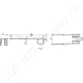 Rendfelszedő fog 196x64 mm d=29 mm s=5,5 mm Schuitemaker_142583 Rendfelszedő fog 196x64 mm d=29 mm s=5,5 mm Schuitemaker_142583