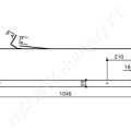 Lehúzólemez 1046x53 mm Krone_142396 Lehúzólemez 1046x53 mm Krone_142396