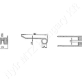 Rendfelszedő fog 189x70 mm d=32 mm s=5 mm Case / New Holland / Hesston_142559