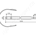 Lehúzólemez 1075x52 mm Krone_142401 Lehúzólemez 1075x52 mm Krone_142401