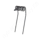 Magtakaró pálca L=324 mm s=8 mm Magtakaró pálca L=324 mm s=8 mm