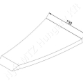 Kopócsúcs 250x150x15 mm ívelt Evers Original_140811 Kopócsúcs 250x150x15 mm ívelt Evers Original_140811