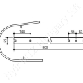 Lehúzólemez 800x53 mm John Deere_142432 Lehúzólemez 800x53 mm John Deere_142432