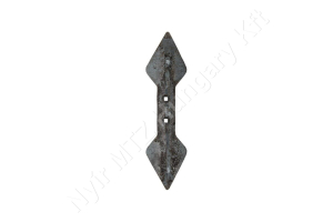 Duplaszív kapa 440x135x19 mm 75 mm furattáv ívelt