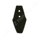 Kopócsúcs 255x110x8 mm lapos
