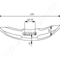 Kopócsúcs 370x55x15 mm ívelt Amazone_140867 Kopócsúcs 370x55x15 mm ívelt Amazone_140867