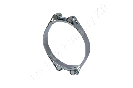 Tömlőbilincs dupla pánttal 135-145 mm horganyzott DIN912 csavar_143776