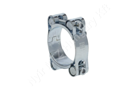 Tömlőbilincs dupla pánttal 145-155 mm horganyzott DIN912 csavar_143778