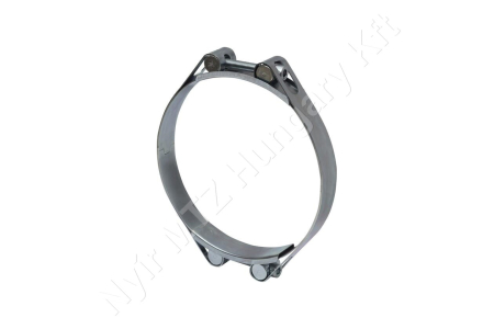 Tömlőbilincs dupla pánttal 150-160 mm horganyzott DIN912 csavar_143779