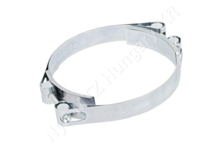Tömlőbilincs dupla pánttal 155-165 mm horganyzott DIN912 csavar_143780