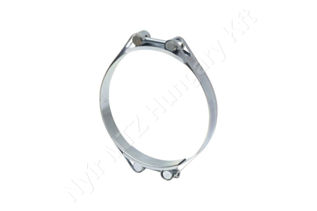 Tömlőbilincs dupla pánttal 160-170 mm horganyzott DIN912 csavar_143781