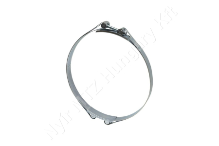 Tömlőbilincs dupla pánttal 250-260 mm horganyzott DIN912 csavar_143790