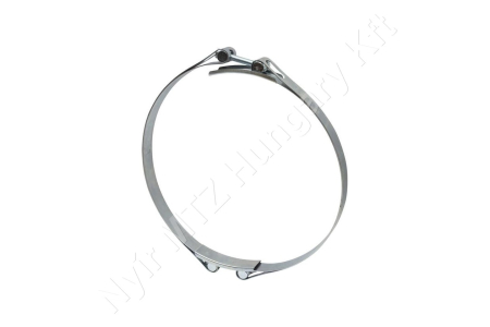 Tömlőbilincs dupla pánttal 270-280 mm horganyzott DIN912 csavar_143792