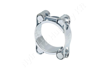Tömlőbilincs dupla pánttal 40-50 mm horganyzott DIN912 csavar_143795