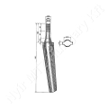 Forgóborona fog L=337 mm Feraboli_138469 Forgóborona fog L=337 mm Feraboli_138469