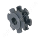 Lánckerék 125×60 mm d=40 mm z=6 nyitott Lánckerék 125×60 mm d=40 mm z=6 nyitott