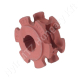 Lánckerék 125×60 mm d=40 mm z=6 nyitott Lánckerék 125×60 mm d=40 mm z=6 nyitott