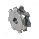 Lánckerék 140×52 mm d=35 mm z=7 nyitott