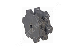 Lánckerék 128×54 mm d=18 mm z=6 nyitott