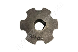 Lánckerék 133×51 mm d=40 mm z=6 nyitott