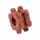 Lánckerék 120×60 mm d=40 mm z=6 nyitott