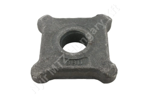 Lánckerék 123×21 mm d=30 mm z=4 nagy teherbírású lánchoz DBD