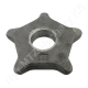 Lánckerék 155×24 mm d=45 mm z=5 nagy teherbírású lánchoz DBD Lánckerék 155×24 mm d=45 mm z=5 nagy teherbírású lánchoz DBD