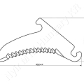 Vágókés 452x233x5 mm Claas_142746