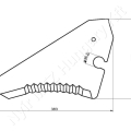 Vágókés 380x260x6 mm Krone_142708 Vágókés 380x260x6 mm Krone_142708
