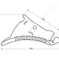 Vágókés 425x220x5 mm Vicon / Deutz-Fahr / Kuhn_142732