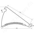 Vágókés 444x302x5 mm Kemper / Deutz-Fahr / Kverneland_142742 Vágókés 444x302x5 mm Kemper / Deutz-Fahr / Kverneland_142742