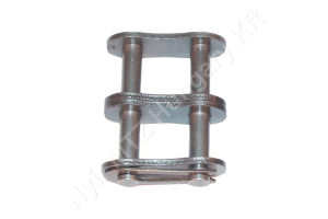 Összekötő láncszem 08B-2 kétsoros (duplex) 1/2″ (12,7 mm) osztás 5/16″ (7,75 mm) belső szélesség Ø8,51 mm görgő Ø4,45 mm csapszeg DIN 8187