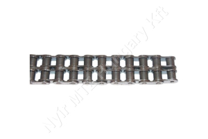 Görgőslánc 10B-2 kétsoros (duplex) 5/8″ (15,875 mm) osztás 3/8″ (9,65 mm) belső szélesség DIN 8187 rozsdamentes acél folyóméter Görgőslánc 10B-2 kétsoros (duplex) 5/8″ (15,875 mm) osztás 3/8″ (9,65 mm) belső szélesség DIN 8187 rozsdamentes acél folyóméter
