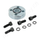 Hidraulika szivattyú csatlakozó lapos belső menetes 3/8″ BSP 30×30 mm acél Oleo Tecnica