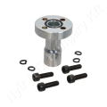 Hidraulika szivattyú csatlakozó egyenes belső menetes 3/8″ BSP 30x30 mm acél Oleo Tecnica_170525