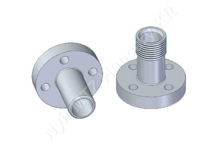 Hidraulika szivattyú csatlakozó egyenes csővéges 19 mm 30x30 mm acél Oleo Tecnica_170532 Hidraulika szivattyú csatlakozó egyenes csővéges 19 mm 30x30 mm acél Oleo Tecnica_170532