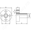 Hidraulika szivattyú csatlakozó egyenes csővéges 19 mm 30x30 mm acél Oleo Tecnica_170532 Hidraulika szivattyú csatlakozó egyenes csővéges 19 mm 30x30 mm acél Oleo Tecnica_170532
