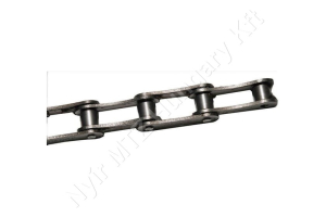 Görgőslánc egysoros (simplex) 1″ (25,4 mm) osztás 7,85 mm belső szélesség DIN 8181 5 m