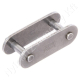 Összekötő láncszem egysoros (simplex) 1″ (25,4 mm) osztás 7,85 mm belső szélesség Ø7,95 mm görgő Ø3,96 mm csapszeg DIN 8181
