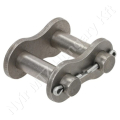 Összekötő láncszem 24B-1 egysoros (simplex) 1-1/2″ (38,1 mm) osztás 1″ (25,4 mm) belső szélesség Ø25,4 mm görgő Ø14,63 mm csapszeg DIN 8187_150172