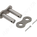 Összekötő láncszem 24B-1 egysoros (simplex) 1-1/2″ (38,1 mm) osztás 1″ (25,4 mm) belső szélesség Ø25,4 mm görgő Ø14,63 mm csapszeg DIN 8187_150172