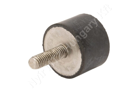 Rezgéscsillapító gumibak 25x17 mm M6 rozsdamentes acél_153723 Rezgéscsillapító gumibak 25x17 mm M6 rozsdamentes acél_153723