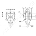 Hajtómű 1:5,12 41,4 mm / 1-3/8”-6 bordás Comer TB-22C_154701 Hajtómű 1:5,12 41,4 mm / 1-3/8”-6 bordás Comer TB-22C_154701