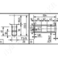Hajtómű 1:1 1-3/8”-6 bordás Comer TB-27C_154720