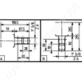Hajtómű 1:1-3x1-3/8”-6 bordás gyorsító elrendezés 5–6 66,2 kW bemenő teljesítmény Comer T-290A_154765